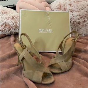 Suede Michael Kora Heels